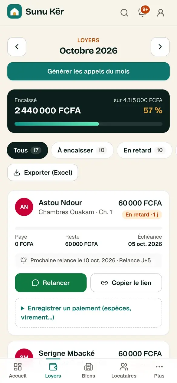 Capture mobile : Agence